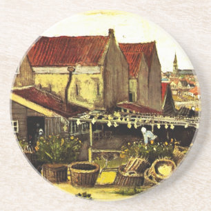 Porta-copos De Arenito Celeiro de Secagem de Peixes por Vincent van Gogh