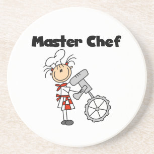 Porta-copos De Arenito Chef Mestre - Feminino