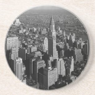 Porta-copos De Arenito Chrysler Building New York Manhattan