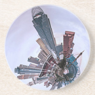 Porta-copos De Arenito Cincinnati com uma rotação!