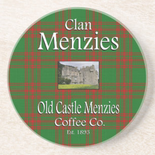 Porta-copos De Arenito Clan Menzies Old Castle Menzies Coffee Co.