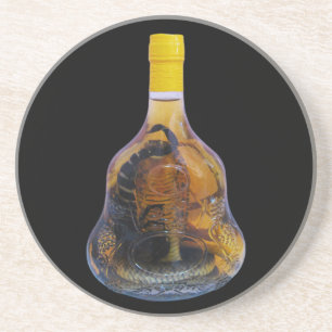 Porta-copos De Arenito Cobra da cobra contra o Lao de Yadong do uísque do