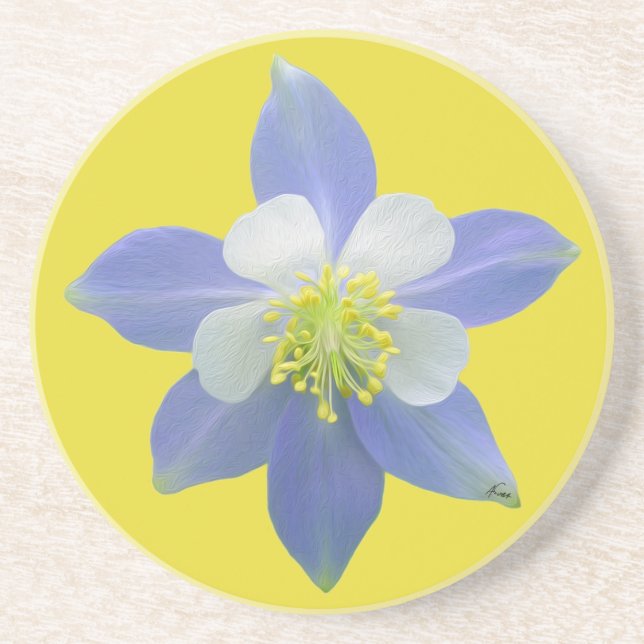 Porta-copos De Arenito Columbina 2 (Frente)