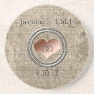 Porta-copos De Arenito Com este anel de Shirley Taylor