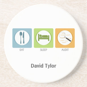 Porta-copos De Arenito Coma Auditoria do Sono!