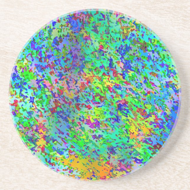 Porta-copos De Arenito Confetti Storm (Frente)