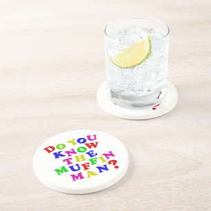 Porta-copos De Arenito Conhece o Homem Muffin?