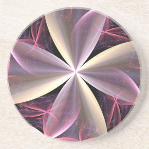 Porta-copos De Arenito Cor-de-rosa tridimensional