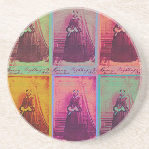 Porta-copos De Arenito Cores de Florence Nightingale