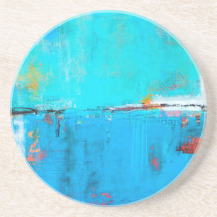 Porta-copos De Arenito Correspondência Blues 5