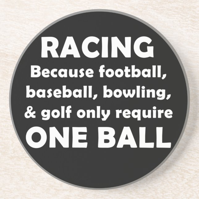 Porta-copos De Arenito Corrida (Frente)