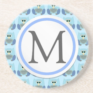 Porta-copos De Arenito Corujas