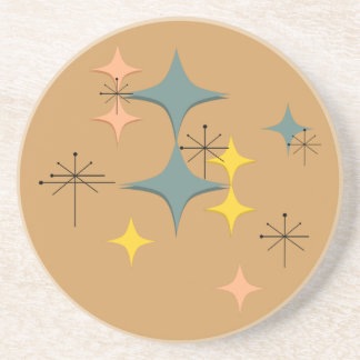Porta-copos De Arenito Costume atômico moderno de Eames Starbursts do