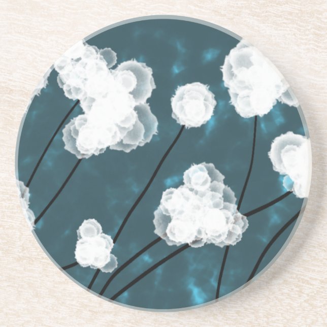 Porta-copos De Arenito Cotton Gem (Frente)