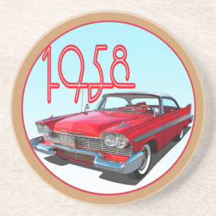 Porta-copos De Arenito Cupé 1958 do esporte do Belvedere