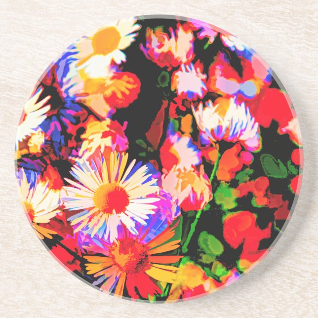 Porta-copos De Arenito Daisy Daze (Frente)