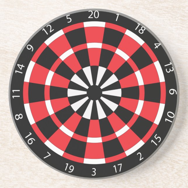 Porta-copos De Arenito Dartboard (Frente)