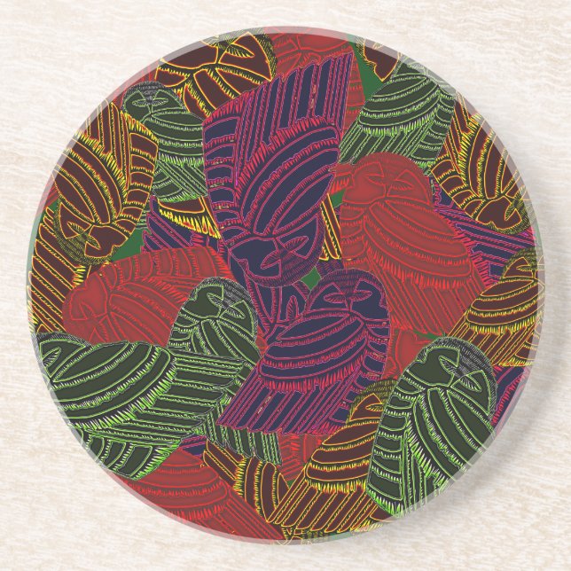 Porta copos de arenito DECO ART AVIAN (Frente)