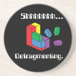 Porta-copos De Arenito Defragmenting