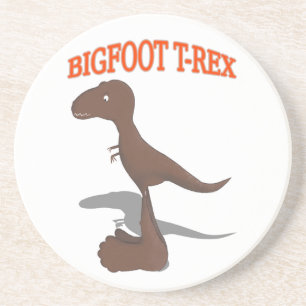 Porta-copos De Arenito Desenho T-Rex Bigfoot