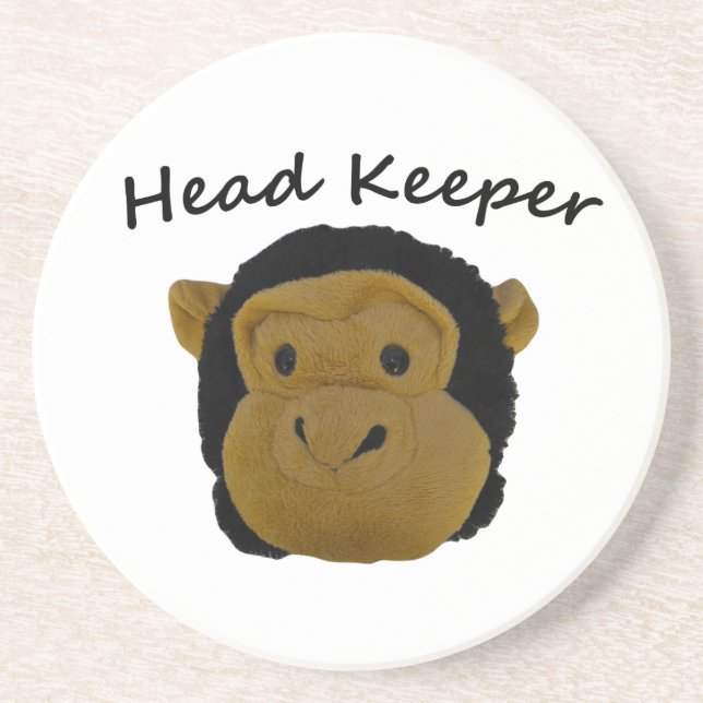 Porta-copos De Arenito Detentor de Cabeças (Frente)