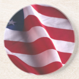 Porta-copos De Arenito Dia dos Veteranos Obrigado, Bandeira Americana Pat