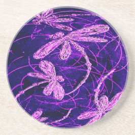 Porta-copos De Arenito Disco de Voo de Dragonfly