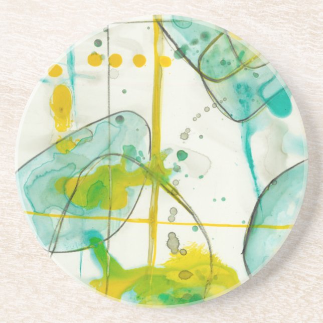 Porta-copos De Arenito Divisão I (Frente)