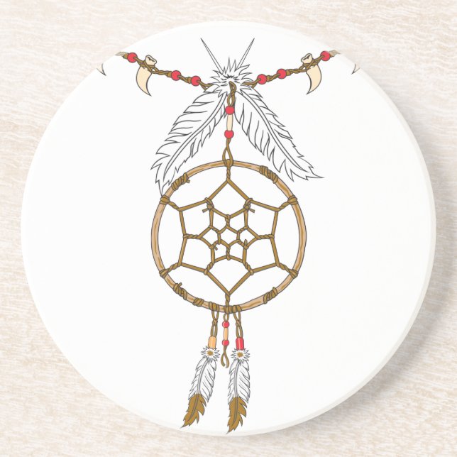 Porta-copos De Arenito DreamCatcher (Frente)