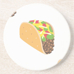 Porta-copos De Arenito emoji taco