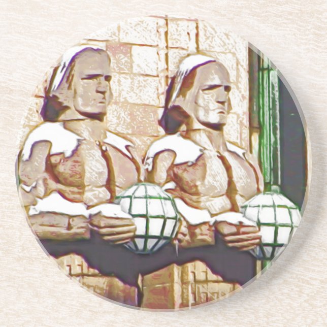 Porta-copos De Arenito Estação de comboio da central de Helsínquia (Frente)