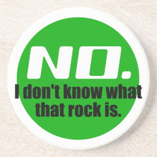 Porta-copos De Arenito Eu não sei o que é essa rocha (verde)