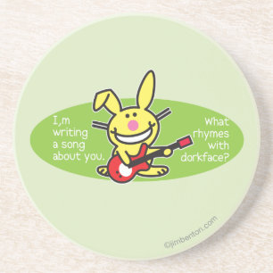 Porta-copos De Arenito Eu sou escrevendo uma canção