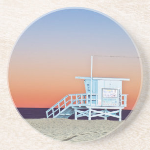 Porta-copos De Arenito EUA, Califórnia, Los Angeles, Praia de Santa Mônic
