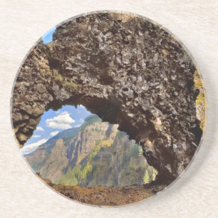 Porta-copos De Arenito EUA, Oregon. Arco Rock Of Ages no rio Columbia