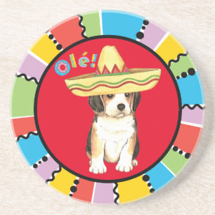 Porta-copos De Arenito Fiesta Beagle