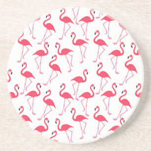 Porta-copos De Arenito flamingos