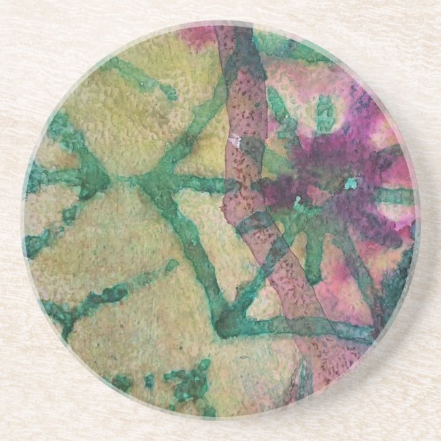 Porta-copos De Arenito Floco de neve (Frente)