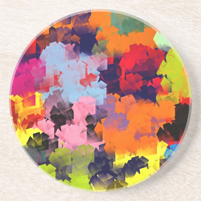 PORTA-COPOS DE ARENITO FLORES DE VERÃO (Frente)