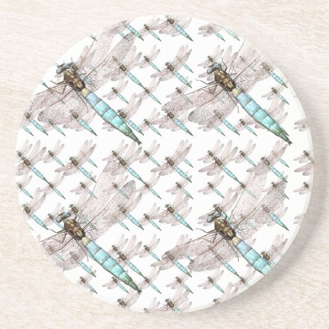 Porta-copos De Arenito Força Aérea Dragonfly em White (Frente)