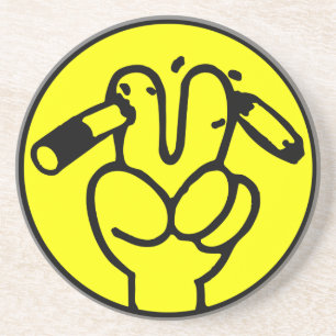 Porta-copos De Arenito Funny Anti Smoking ⚠ Sinal Tailandês ⚠