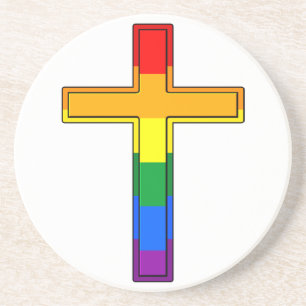 Porta-copos De Arenito Gay Cross