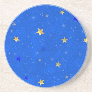 Porta-copos De Arenito Glittering star celestial