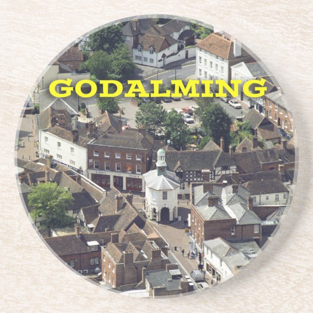 Porta-copos De Arenito Godalming Surrey England (Frente)