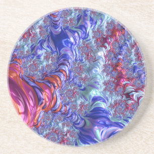 Porta-copos De Arenito Groovy Fractal