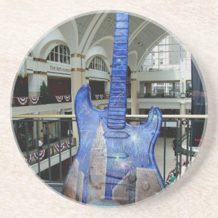 Porta-copos De Arenito Guitarra III de Cleveland