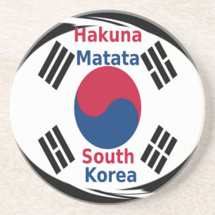 Porta-copos De Arenito Hakuna Matata Coreia do Sul