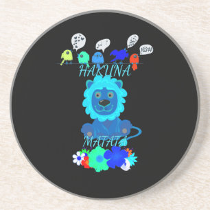 Porta-copos De Arenito Hakuna Matata Hakunamatata bebê leão king.png
