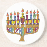 Porta-copos De Arenito Happy Hanukkah Dreidels Menorah<br><div class="desc">Você está vendo a coleção de Design Lee Hiller. Roupa,  Ofertas e Coleções Lee Hiller Fotografia ou Coleção de Arte Digital. Você pode ver sua fotografia da Nature em http://HikeOurPlanet.com/ e seguir seu blog de caminhada no Hot Primavera National Park.</div>