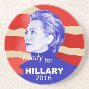 Porta-copos De Arenito Hillary Clinton 2016